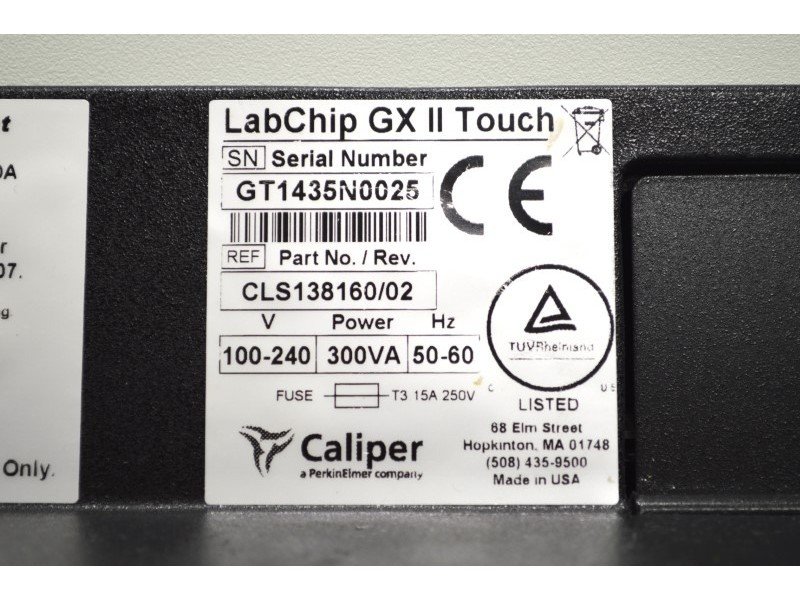Revvity Perkin Elmer LabChip GX II Touch HT Protein Characterization System CLS138160/02 Unit 2