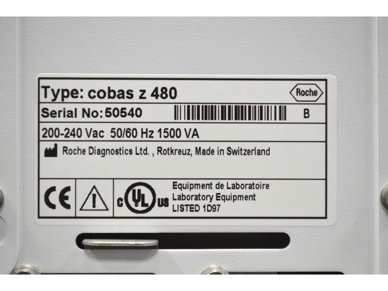 Roche Cobas Z PCR LightCycler 480-II w/ Thermocycler 96-S block