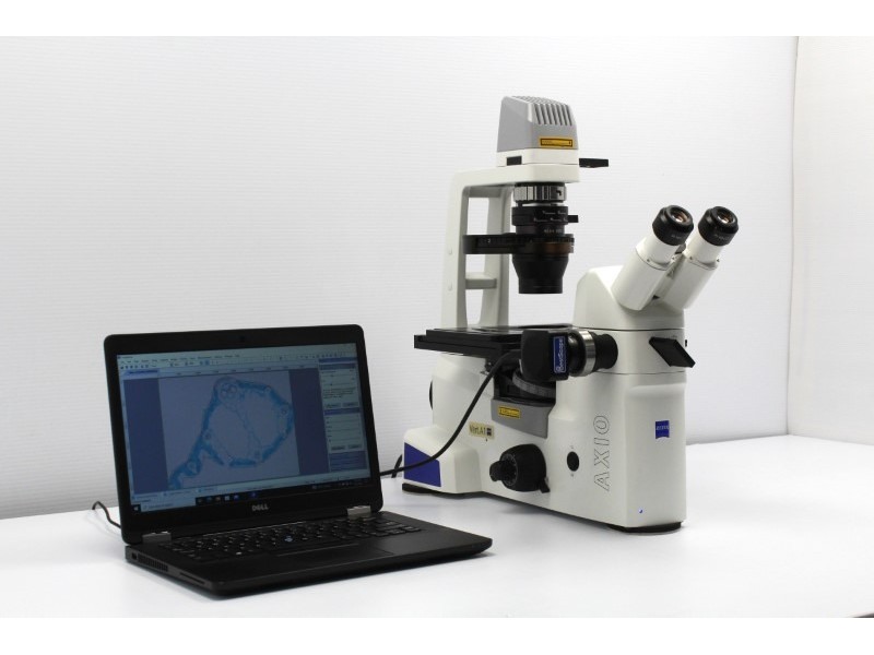 Zeiss Axio Vert.A1 LED Fluorescence Inverted Microscope (New Filters) Pred Axiovert