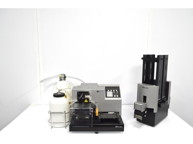 Agilent BioTek EL406 Microplate Washer Dispenser 406PSUB2 w/ BioStack 2WR Stacker