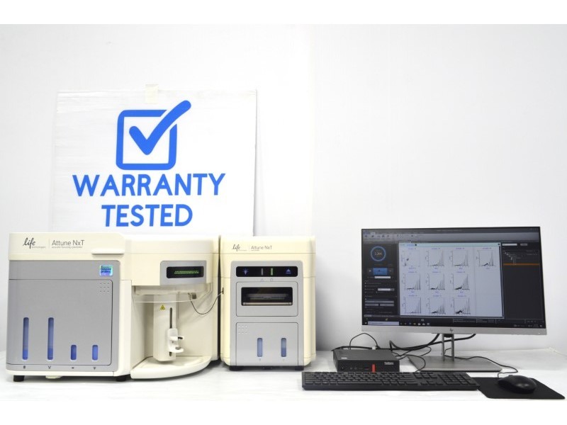 Thermo Attune NxT Acoustic Focusing Cytometer (4)Lasers/(14) Colors/(16)Detectors w/ Autosampler Unit 6