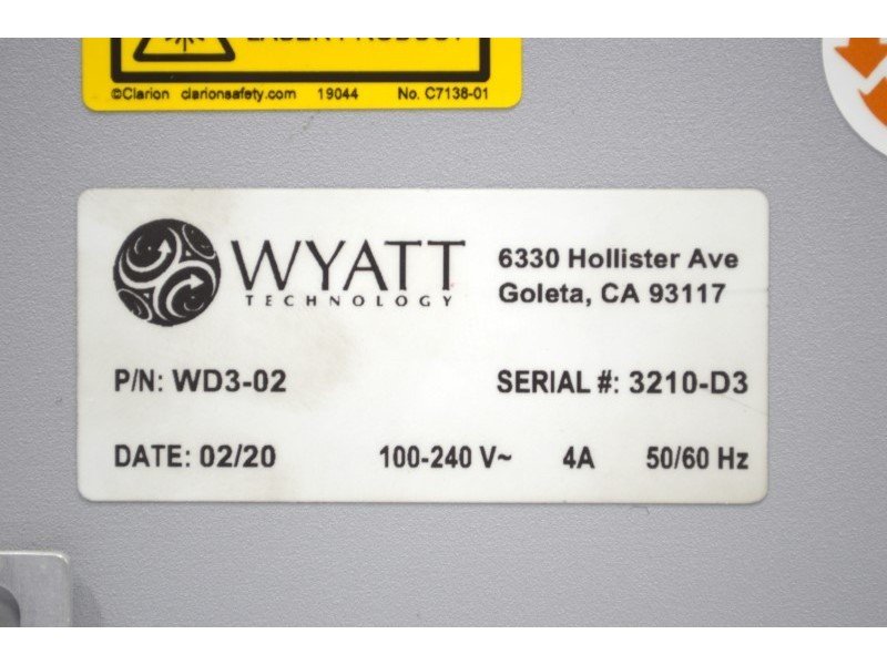 Wyatt Technology GPC Detector System w/ DAWN WD3 MALS Detector & ViscoStar Differential Viscometer