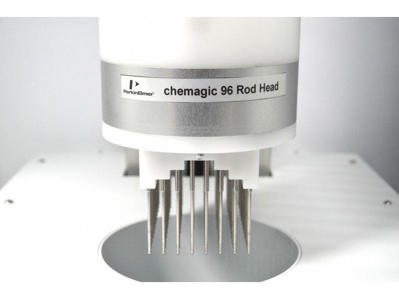 Perkin Elmer Revvity Chemagic 360 Nucleic Acid Extractor with 96 Rod Head and 96 Rod Head Spare