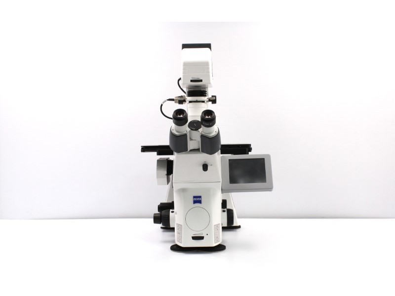 Zeiss AXIO Observer Inverted Fluorescence Motorized XY Definite Focus Microscope (New Filters)  Pred 7