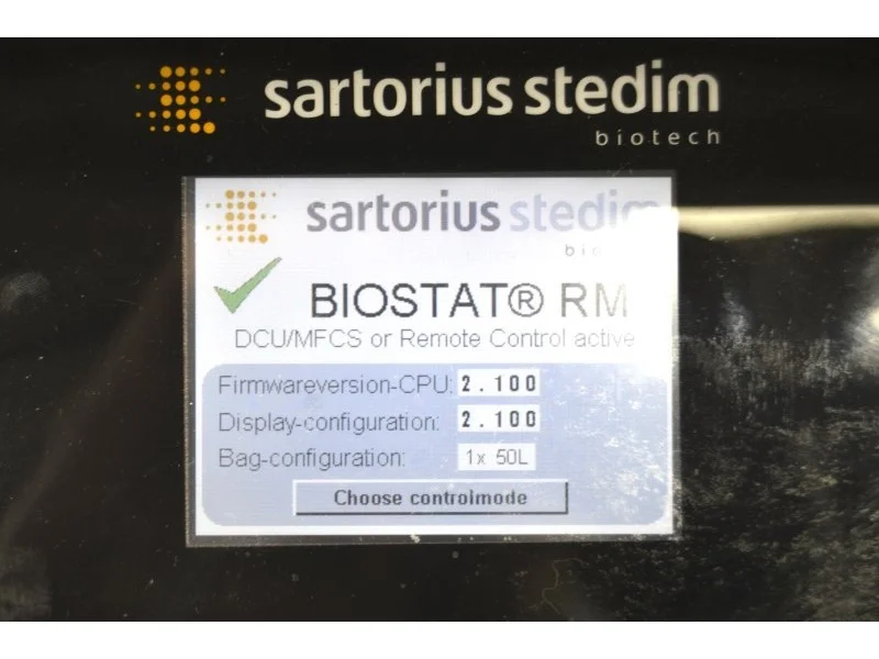 Sartorius Biostat B Bioreactor Controller Single with Biostat RM 50 Rocker