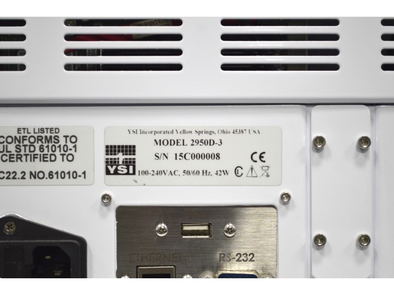 YSI Incorporated 2950D-3 Biochemistry Analyzer