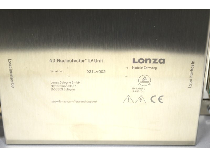 Lonza 4D-Nucleofector LV Unit