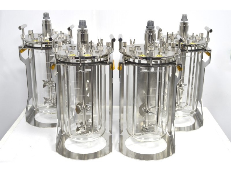 Sartorius Stedim Biostat B-DCU 4-Fold Cell Culture Bioreactor Univessel System