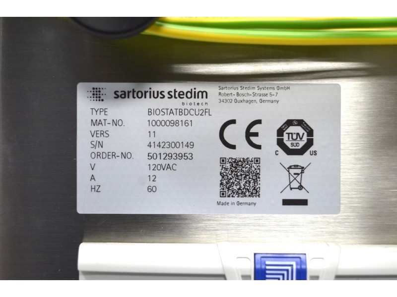 Sartorius Stedim Biostat B-DCU 4-Fold Cell Culture Bioreactor Univessel System