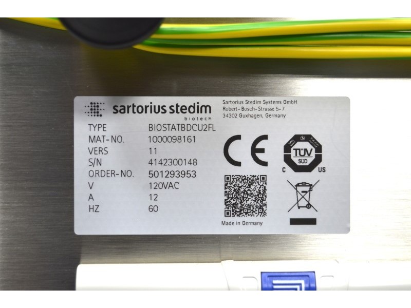 Sartorius Stedim Biostat B-DCU 4-Fold Cell Culture Bioreactor Univessel System