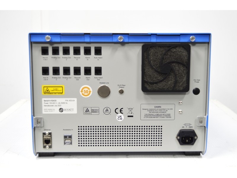 Wyatt Technology DAWN WD3-04 Multi-Angle Light Scattering Detector with the WyattQELS Module