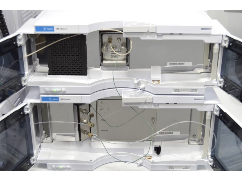 Agilent 1260 Infinity ll LC System w/ Variable Wavelength and Refractive Index Detectors