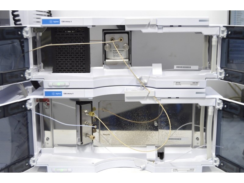 Agilent 1260 Infinity ll LC System w/ Variable Wavelength and Refractive Index Detectors Unit 2