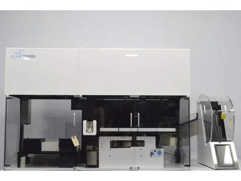 Scinomix Sci-Print VXL Tube Handler Labeler w/ VXi Bulk Tube Feeder ...