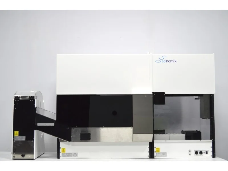 Scinomix Sci-Print VXL Tube Handler Labeler w/ VXi Bulk Tube Feeder ...