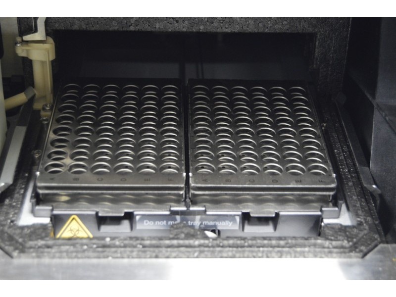 Repligen 908Devices REBEL Cell Culture Analyzer w/Air Science USA Flow-24-HEAD-A Purair Flow Hood