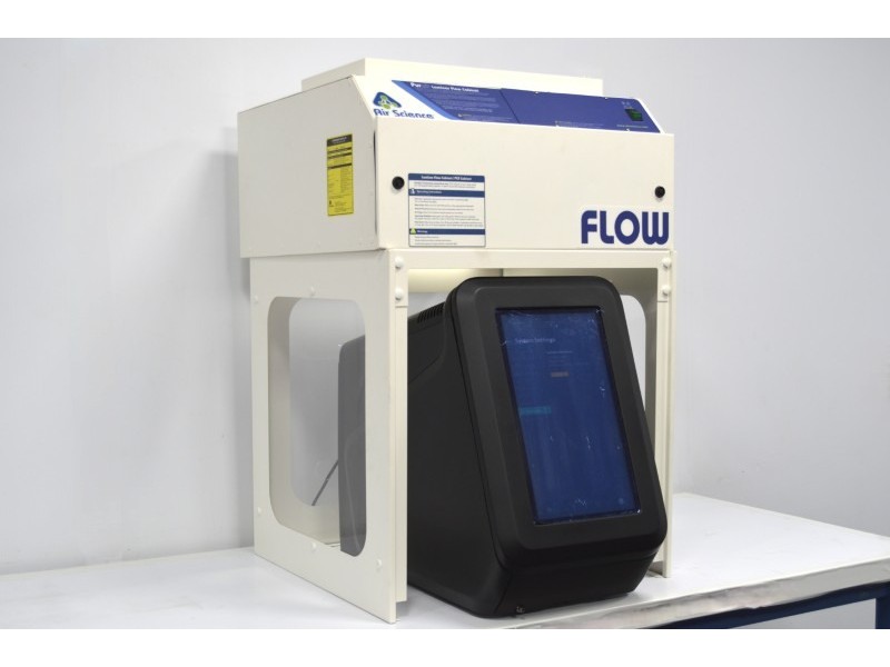 Repligen 908Devices REBEL Cell Culture Analyzer w/Air Science USA Flow-24-HEAD-A Purair Flow Hood