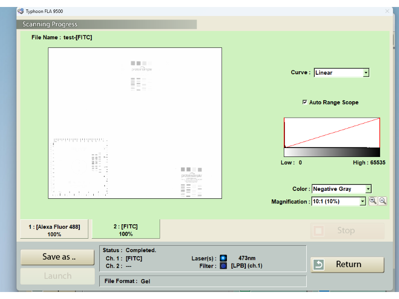GE Typhoon FLA 9500 Fluorescence Laser Scanner Biomolecular Imager Unit 2