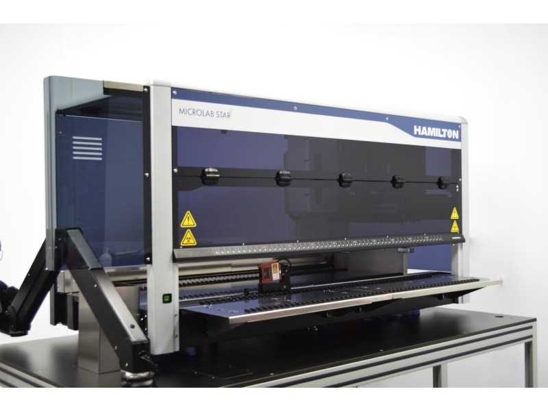 Hamilton MICROLAB STAR Liquid Handler with CO-RE II Span-8 & 96-Channel Dispensing Head, CO-RE Gripper, Autoloader with Venus 6