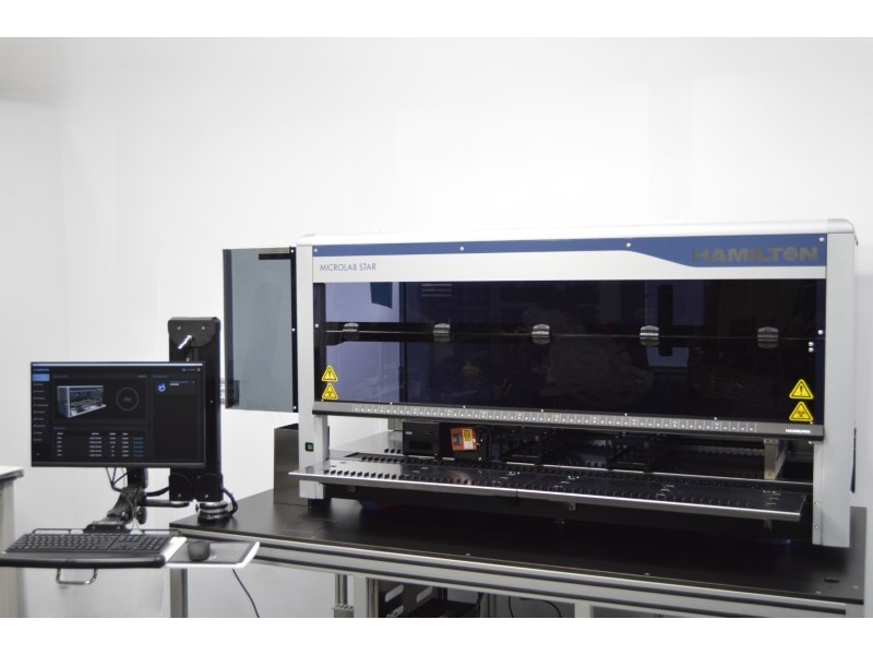 Hamilton MICROLAB STAR Liquid Handler with CO-RE II Span-8 & 96-Channel Dispensing Head, CO-RE Gripper, Autoloader with Venus 6