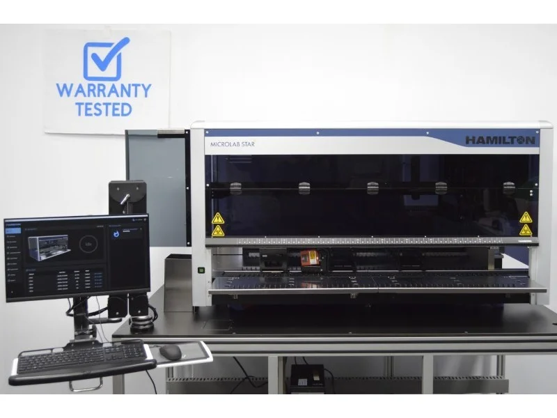 Hamilton MICROLAB STAR Liquid Handler with CO-RE II Span-8 & 96-Channel ...