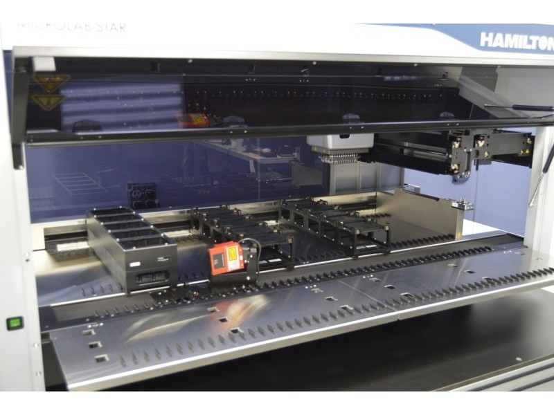 Hamilton MICROLAB STAR Liquid Handler with CO-RE II Span-8 & 96-Channel Dispensing Head, CO-RE Gripper, Autoloader with Venus 6