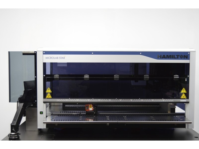 Hamilton MICROLAB STAR Liquid Handler with CO-RE II Span-8 & 96-Channel Dispensing Head, CO-RE Gripper, Autoloader with Venus 6