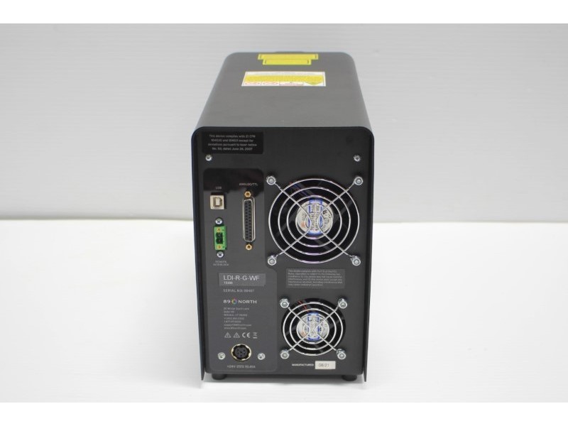 89 North LDI-R-G-WF Red/Green Laser Diode Illuminator Microscopy Light Source Unit 2