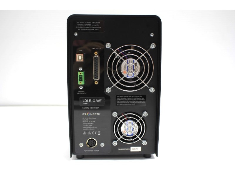 89 North LDI-R-G-WF Red/Green Laser Diode Illuminator Microscopy Light Source Unit 2