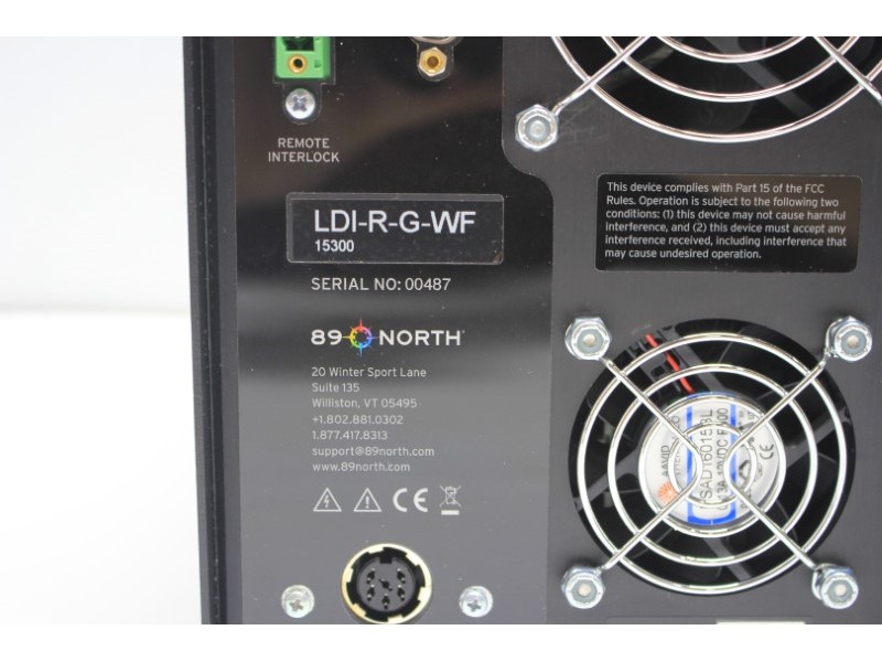 89 North LDI-R-G-WF Red/Green Laser Diode Illuminator Microscopy Light Source Unit 2