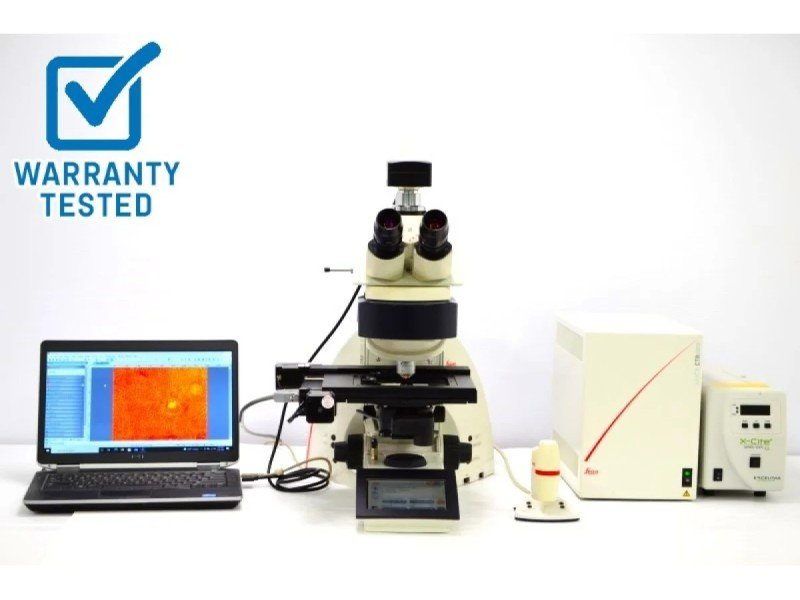 Leica DM6000 Upright Fluorescence Motorized Microscope with Motorized XY Stage Leica DM6000 Upright Fluorescence Motorized Microscope with Motorized XY Stage
