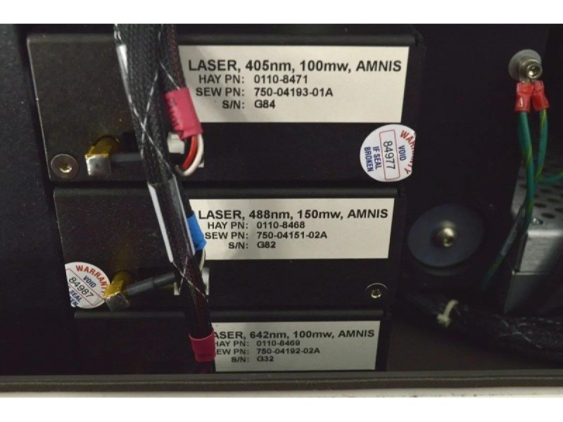 Millipore Cytek Guava EasyCyte 12HT Flow Cytometer (3)Lasers/(11)Colors/(13)Detectors Unit 4