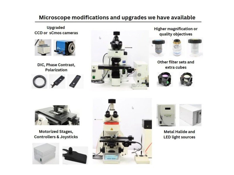 Nikon Eclipse 80i Upright Fluorescence Phase Contrast Microscope (New Filters)