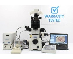 Nikon Eclipse TE2000-E Inverted Fluorescence Motorized Microscope (New Filters) Nikon Eclipse TE2000-E Inverted Fluorescence Motorized Microscope (New Filters)