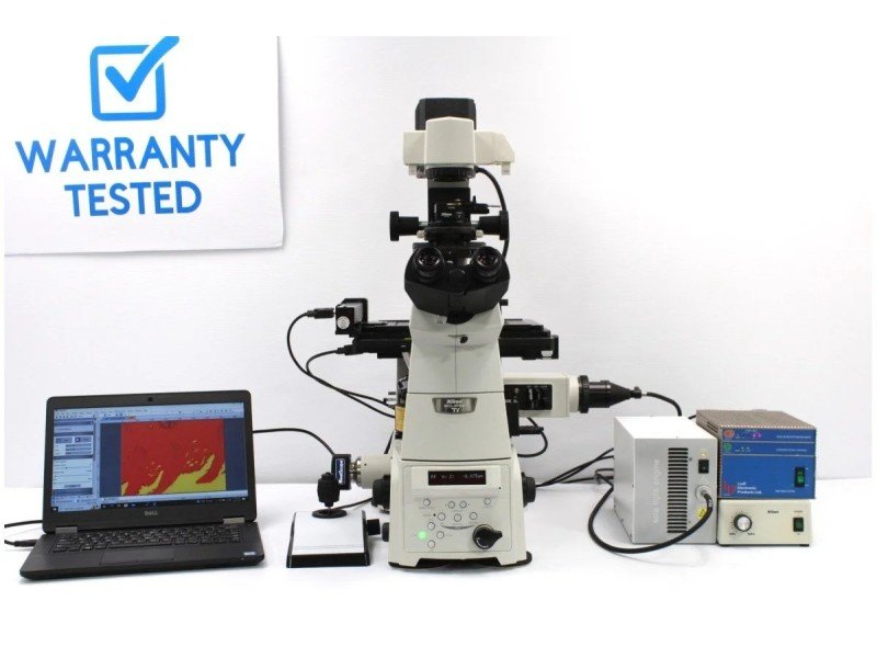 Nikon Eclipse Ti-E Inverted LED Fluorescence DIC Motorized XY Microscope Nikon Eclipse Ti-E Inverted LED Fluorescence DIC Motorized XY Microscope