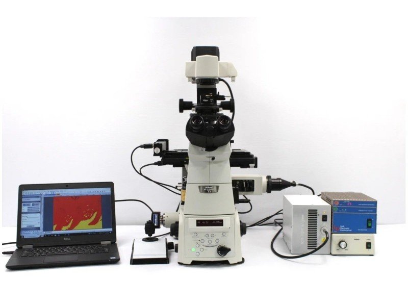 Nikon Eclipse Ti-E Inverted LED Fluorescence DIC Motorized XY Microscope Nikon Eclipse Ti-E Inverted LED Fluorescence DIC Motorized XY Microscope