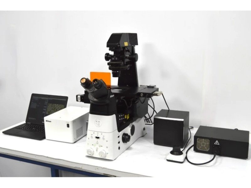 Nikon Eclipse Ti2-E PFS Inverted LED Fluorescence DIC Motorized Microscope (New Filters and Perfect Focus System)