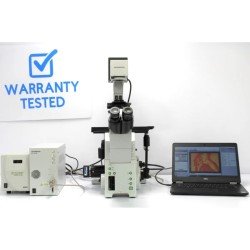 Olympus IX81 Inverted Fluorescence Motorized Microscope (New Filters)