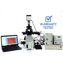 Olympus IX81 Inverted Fluorescence Motorized XY Microscope (New Filters)