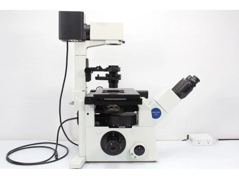 Olympus IX81 Inverted Fluorescence Motorized XY Microscope (New Filters)