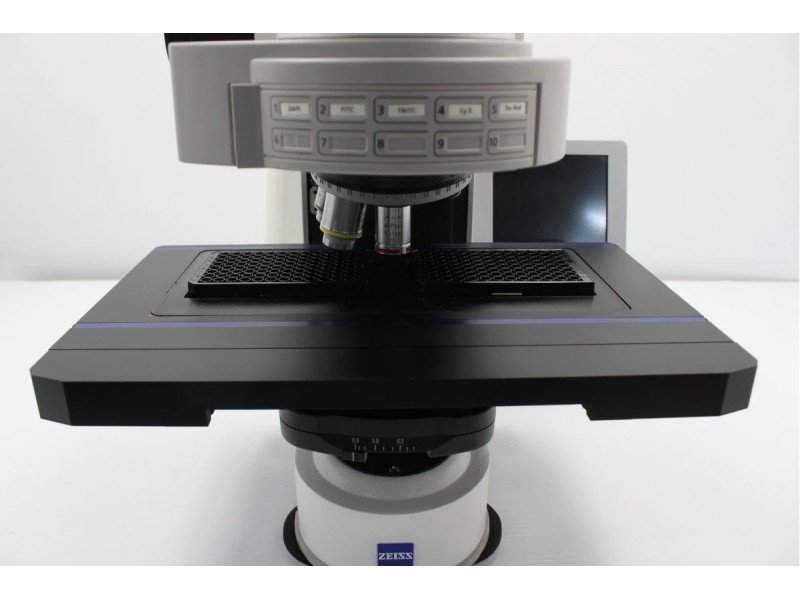 Zeiss AXIO Imager 2 .Z2 Fluorescence Motorized LED Microscope w/Piezo Stage (New Filters)