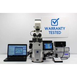 Zeiss AXIO Observer 7 Inverted LED Fluorescence Motorized XY Definite Focus 3 Microscope (New Filters)