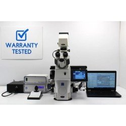 Zeiss AXIO Observer 7 Inverted LED Fluorescence Phase Contrast Motorized XY Definite Focus 3 Microscope (New Filters)