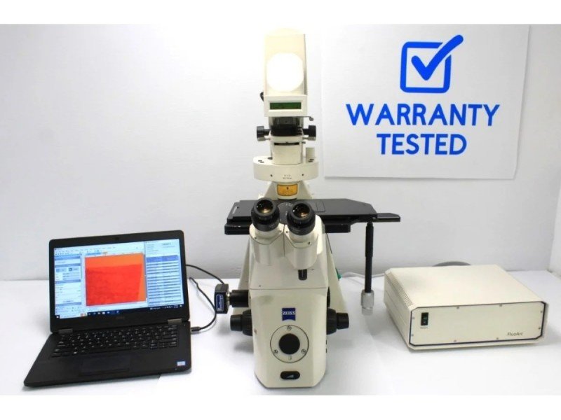 Zeiss Axiovert 200m Inverted Fluorescence Microscope (New Filters) Zeiss Axiovert 200m Inverted Fluorescence Microscope (New Filters)