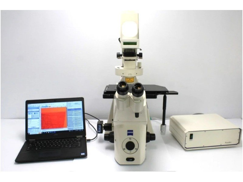 Zeiss Axiovert 200m Inverted Fluorescence Microscope (New Filters) Zeiss Axiovert 200m Inverted Fluorescence Microscope (New Filters)