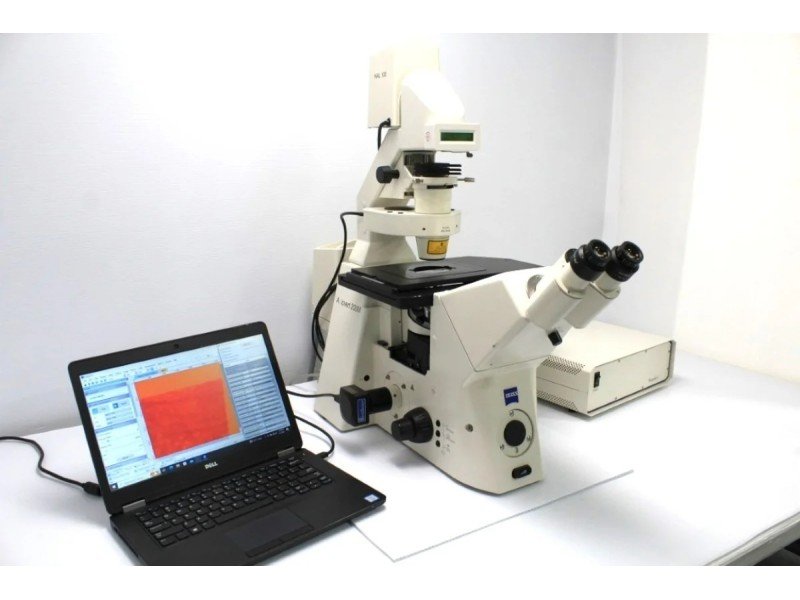 Zeiss Axiovert 200m Inverted Fluorescence Microscope (New Filters) Zeiss Axiovert 200m Inverted Fluorescence Microscope (New Filters)