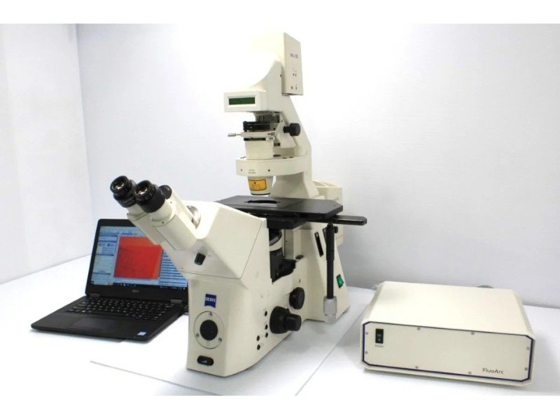 Zeiss Axiovert 200m Inverted Fluorescence Microscope (New Filters) Zeiss Axiovert 200m Inverted Fluorescence Microscope (New Filters)