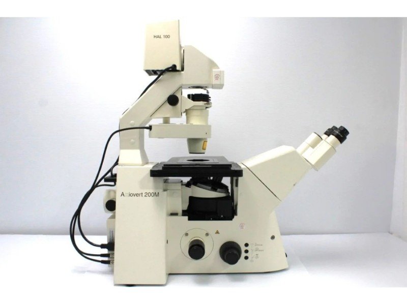 Zeiss Axiovert 200m Inverted Fluorescence Microscope (New Filters) Zeiss Axiovert 200m Inverted Fluorescence Microscope (New Filters)