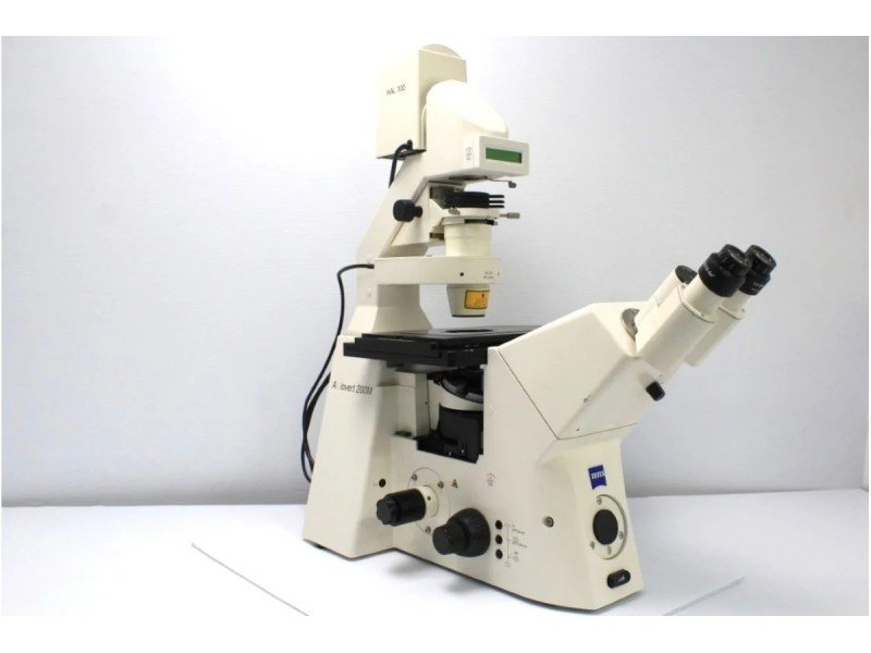 Zeiss Axiovert 200m Inverted Fluorescence Motorized Condenser Microscope (New Filters)