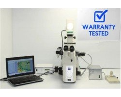 Zeiss Axiovert 200m Inverted Fluorescence Microscope Motorized XY (New Filters)